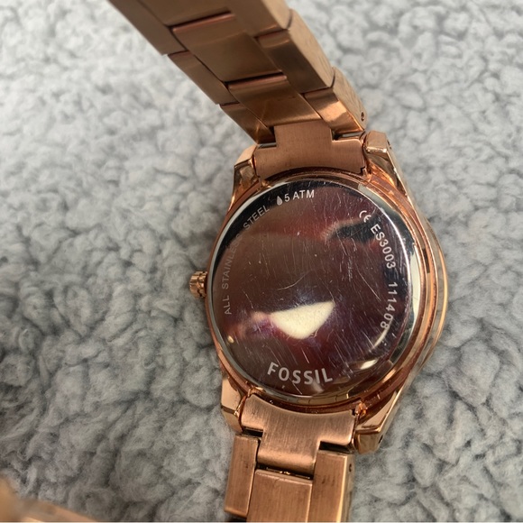 Fossil Sport Multifunction Rose Gold-Tone Stainless Steel Watch ES3003 - Picture 9 of 9